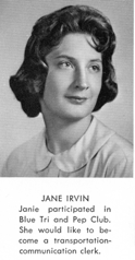 Irvin, Jane